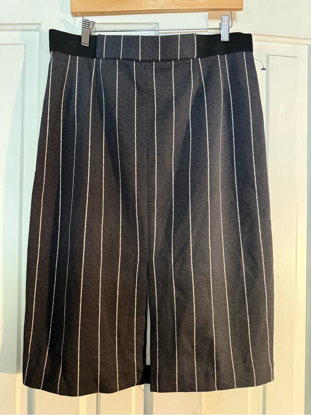 Worthington Black Pinstripe Women's Skirt